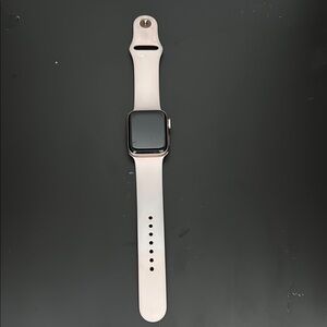 Apple Pink Smartwatch Sleek Design